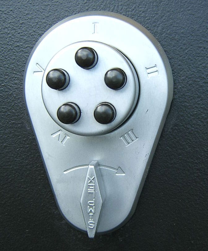 classic podium combination key lock