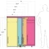 Podium Size Comparison Podium Size Comparison