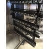 Stainless steel podium 150 key hooks close up