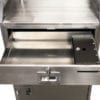 Stainless steel podium drawer with tip box Stainless steel podium drawer with tip box