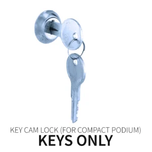 Key Cam Lock Replacement Keys (Compact Podium Only)