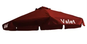 Umbrellas Canvas - Red Flap with Printing