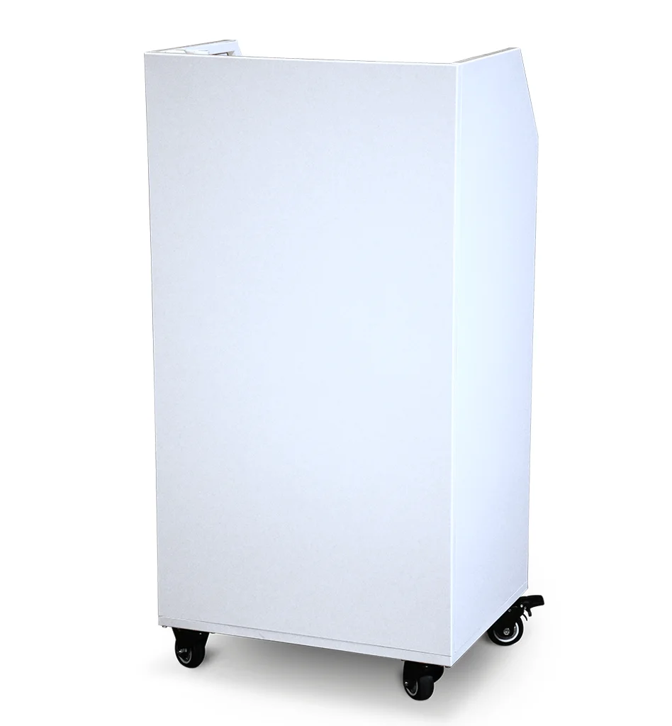 White Standard Valet Podium