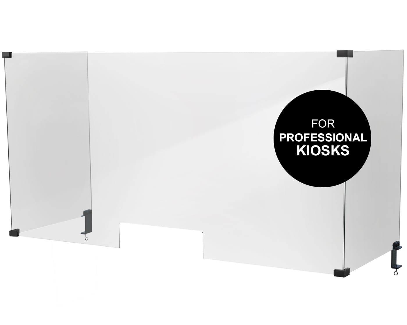 Sneeze Guard for Professional Kiosk