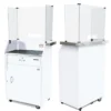 3 Panel Sneezeguard for Deluxe Podium - White 1