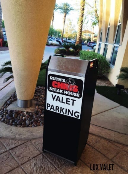 Compact Podium at Ruths Chris Steakhouse LUX Valet