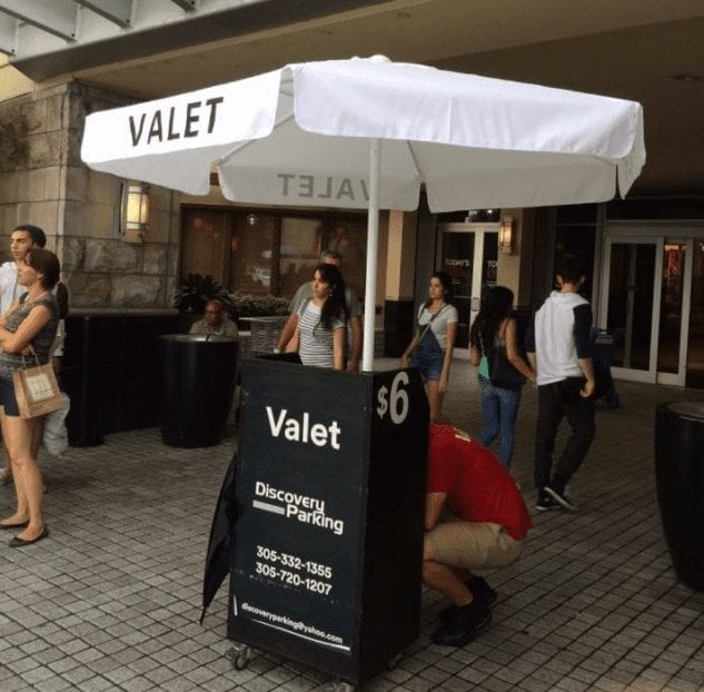 Discovery Parking Standard Valet Podium at Mall