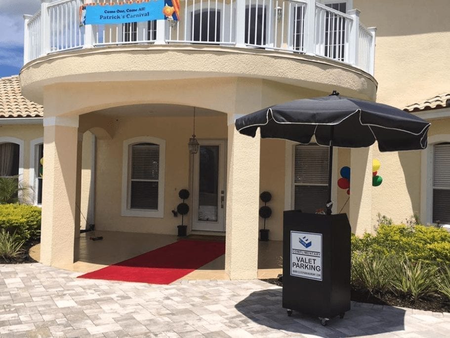 Elite Parking Management Standard Valet Podium with Signage