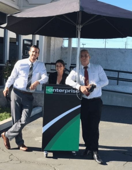 Enterprise Car Rental Standard Valet Podium