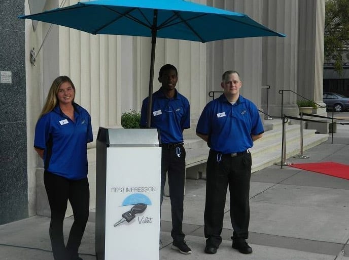 First Impressions Valet Compact Valet Podium