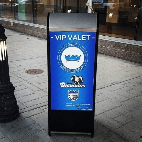 Nevada Premier Valet Reno Biig horns compact podium