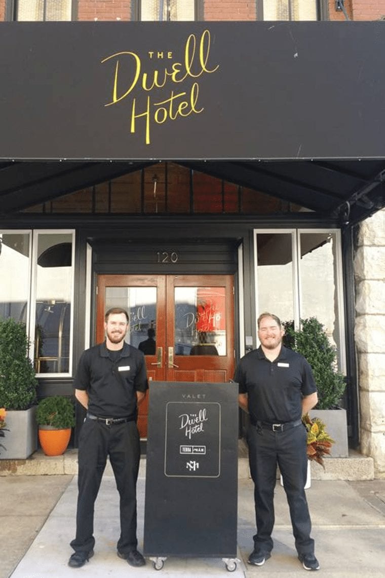 Omega Parking and Standard Valet Podium at Restaurant