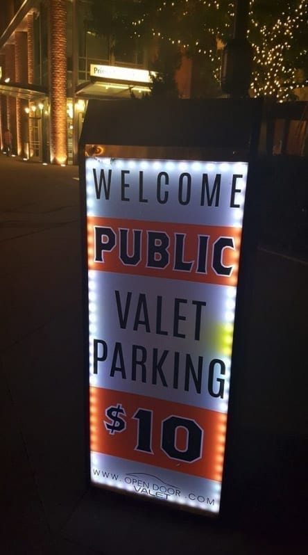 Open Door Valet Compact Valet Podium