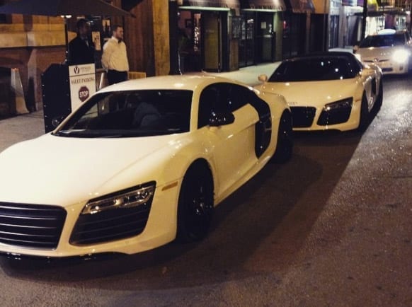 Pinnacle Valet with Audi R8 and Portable Podium