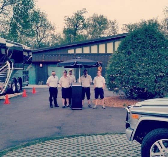 Uptown Valet Crew with Compact Podium