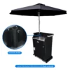 Heavy Duty Deluxe Podium with Black Umbrella