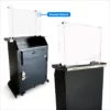 Heavy Duty Deluxe Podium with Sneeze Guard