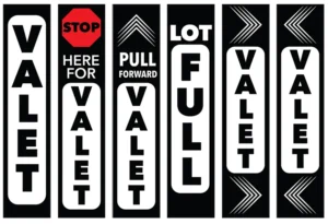 Decal Print (Black) for Delineator Signs