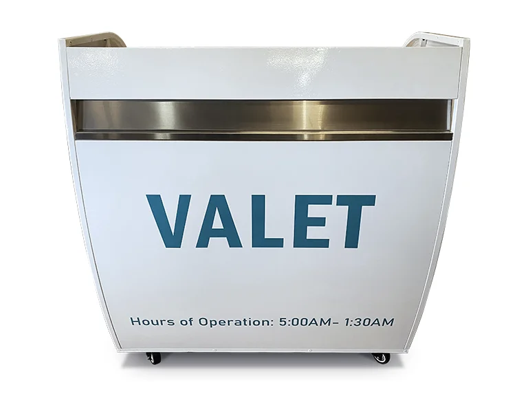 White Professional Kiosk