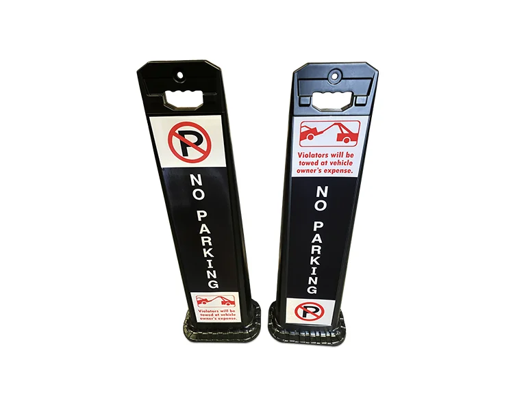 Delineators with Decal Print