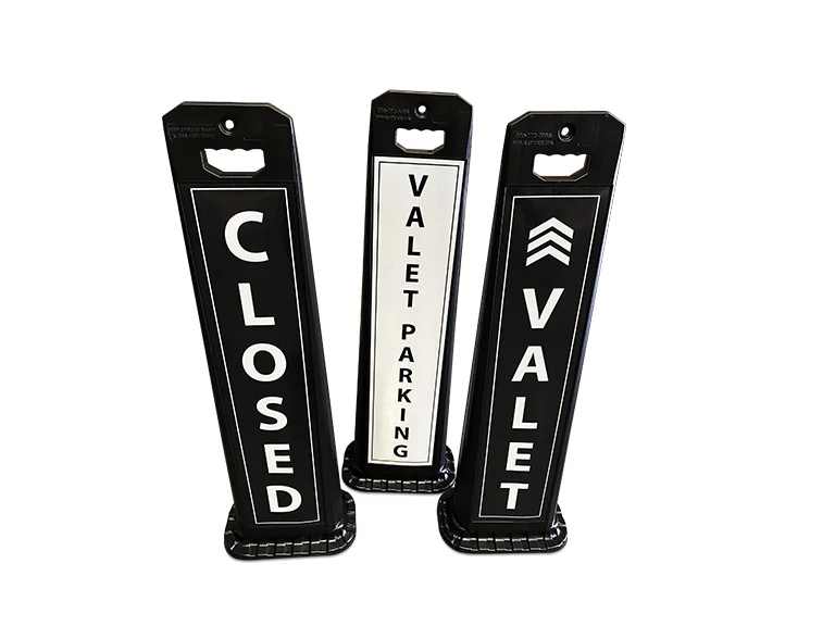 Delineators with Decal Print